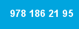 978 186 21 95 978 186 21 95